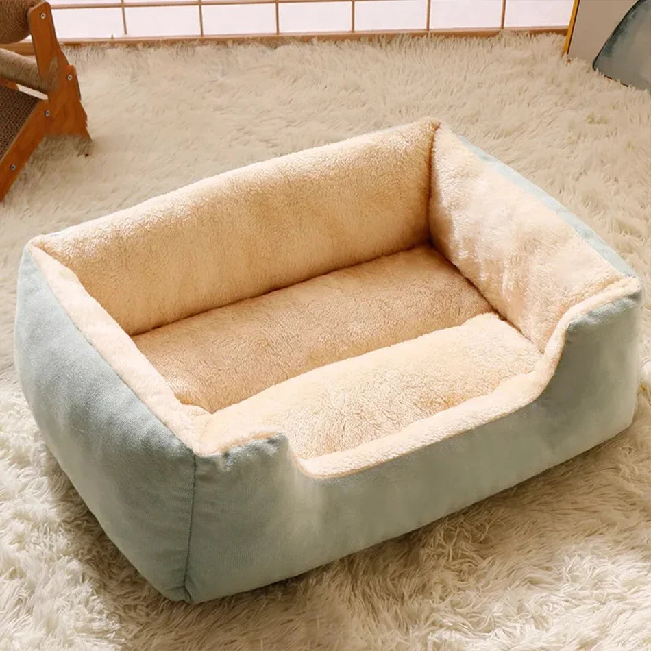 Breathable Plush Cat Bed