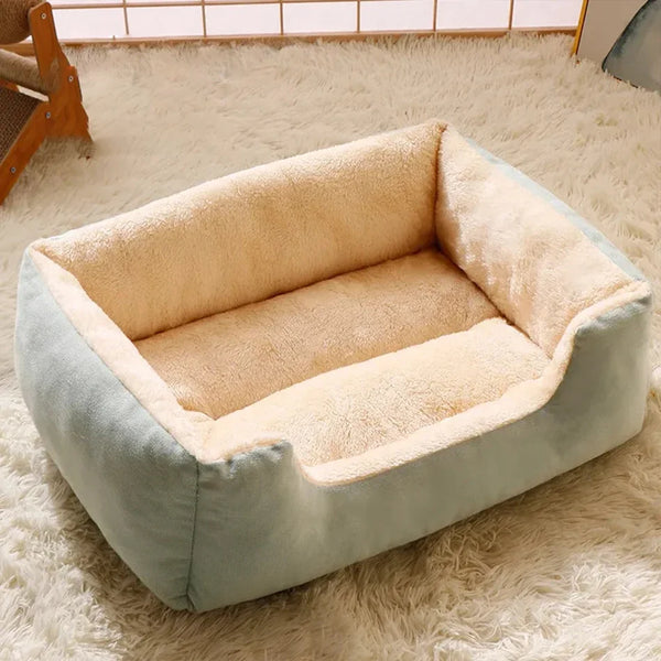 Breathable Plush Cat Bed