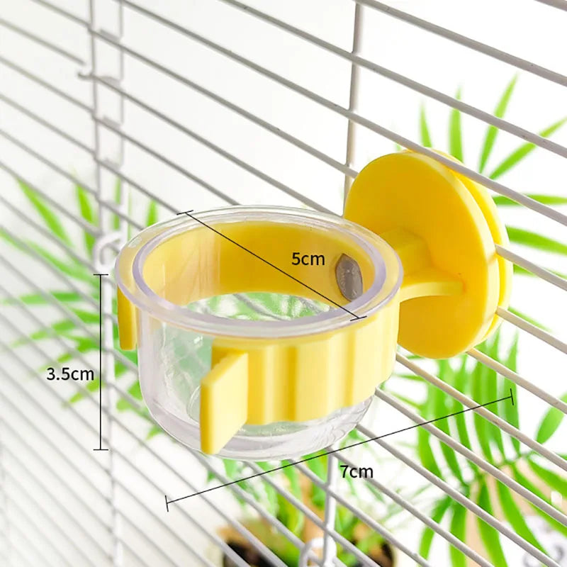 Detachable Parrot Feeding Bowl