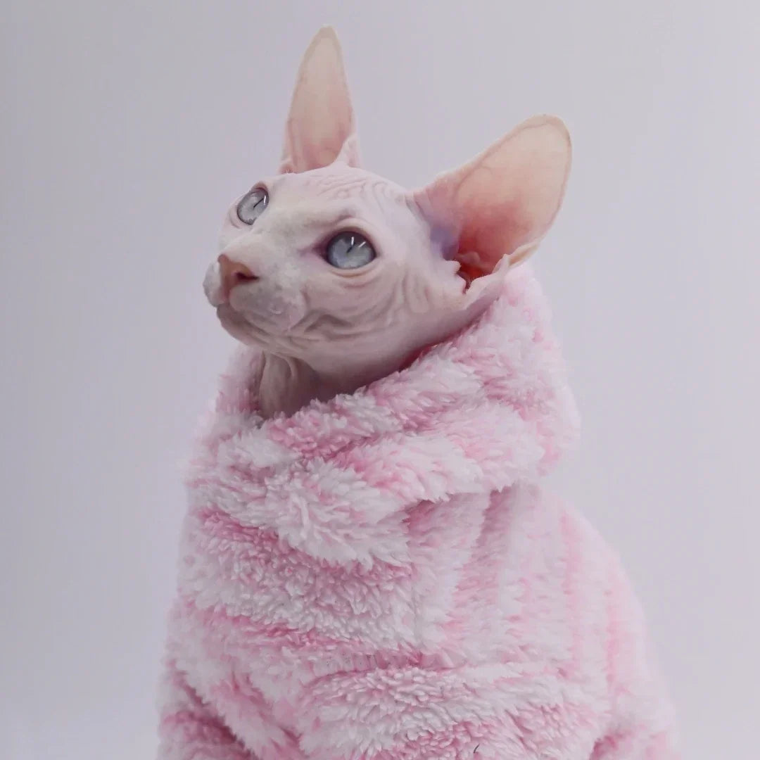 Fluffy Sphynx Winter Jacket
