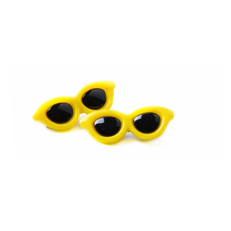 Heart Sunglasses Pet Hairpin