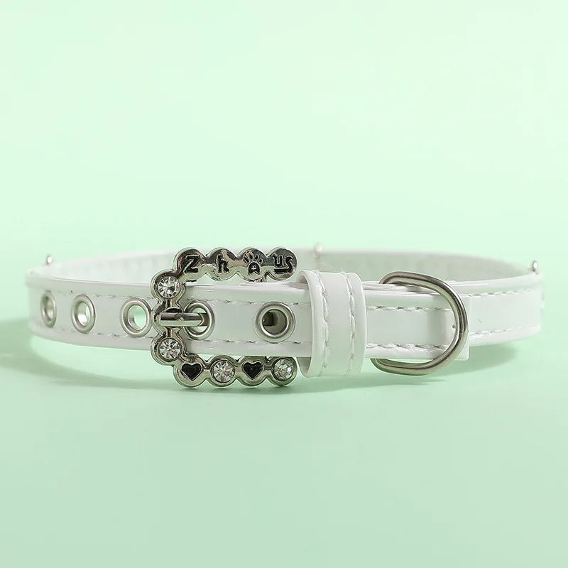 Jeweled Pearl Cat Collar