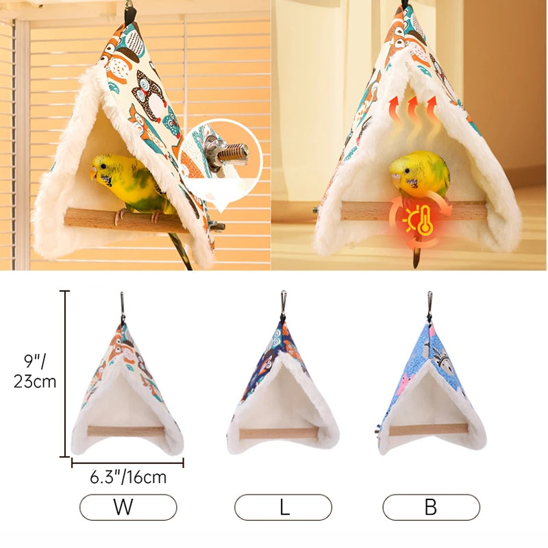 Soft Plush Bird Hammock