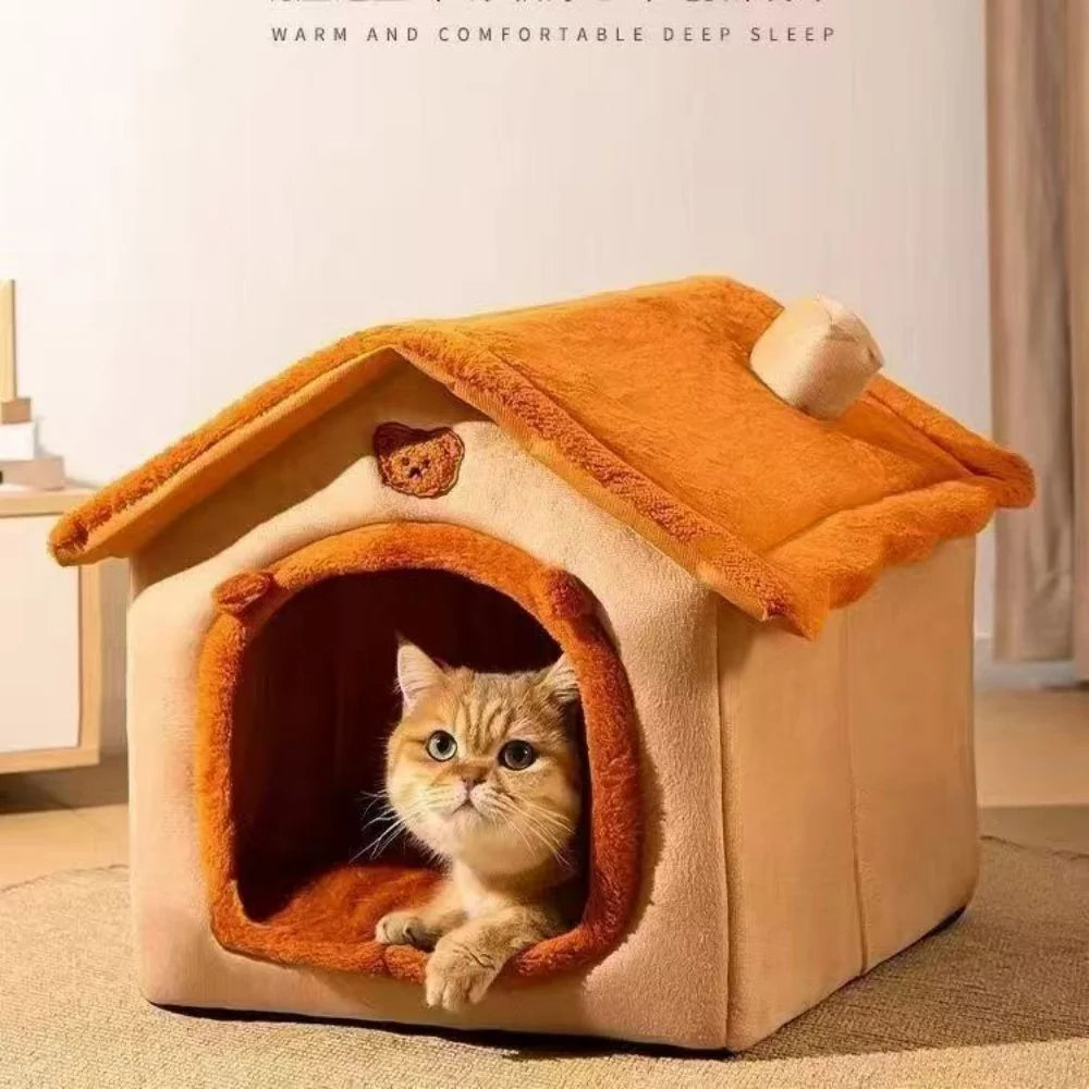 Washable House Pet Bed