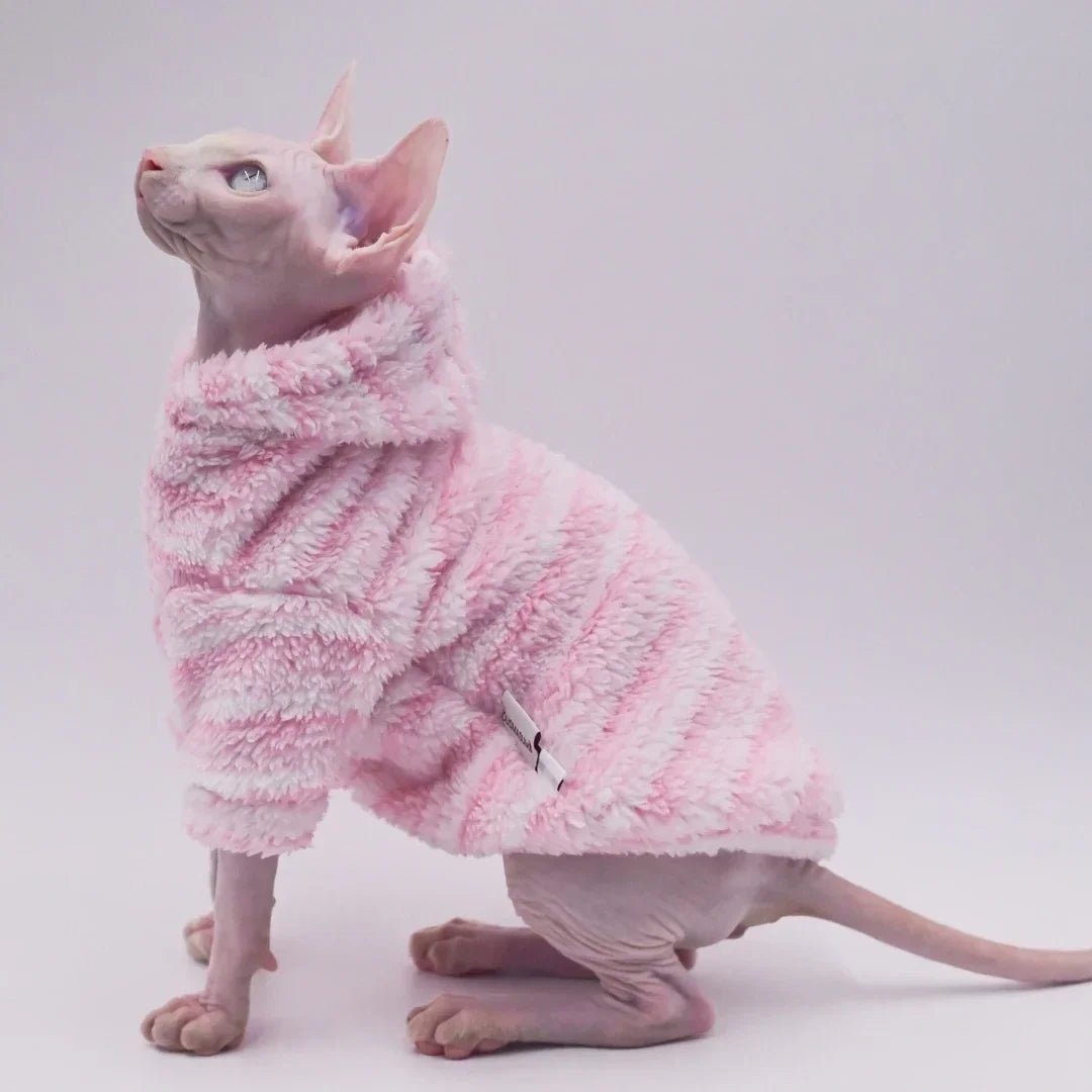 Fluffy Sphynx Winter Jacket